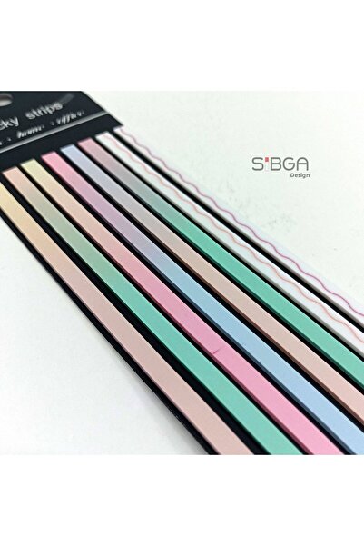 sibga tasarım شريط رفيع طويل شفاف ملون Postit Post-it Post Itعلامة مرجعية ملصق Postit 160 ورقة