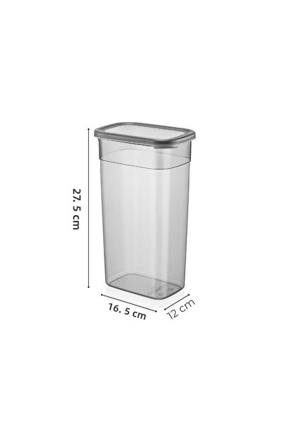 Vienev 3.2 Liter Rectangular Detergent Container Set - with 4 Labels