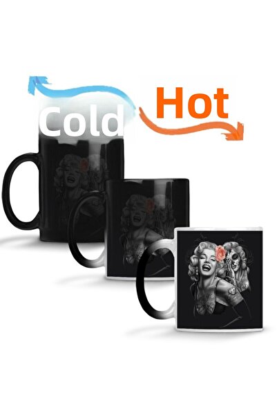 Baskı Dükkanı كوب مارلين مونرو السحري من البورسلين