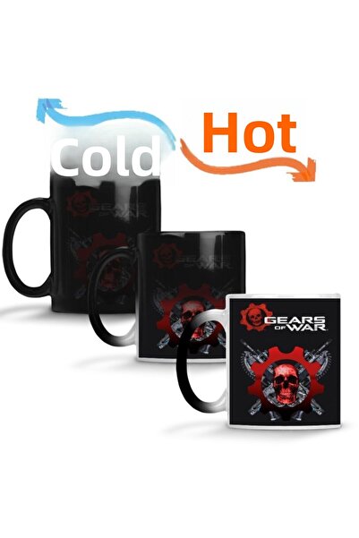 Baskı Dükkanı كأس مج سحري من البورسلين من Gears Of War 4