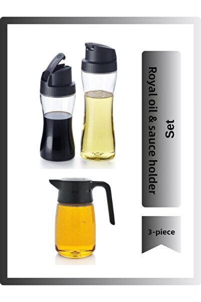 Tupperware Royal 3-Piece Oil and Sauce Bowl Set