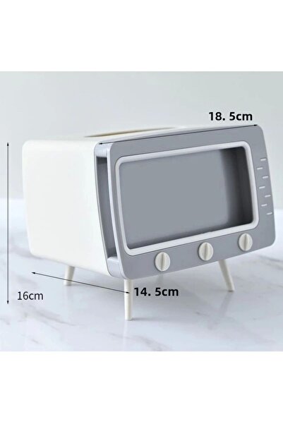 Yenimiyeni Television Shaped Phone Holder Desktop Napkin Holder (Colors Will ...
