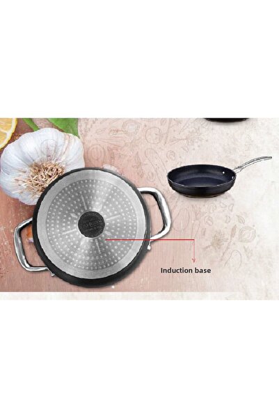 SAFLON titanium induction 22 cm double handle omelet pan