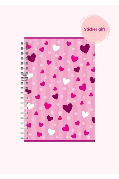 Panda Notebook - 160 Sheets Spiral Lined Notebook -