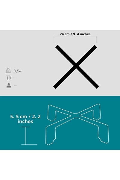 Lava Casting Square Trivet Diameter(Ø)24cm