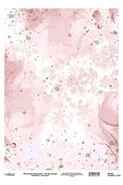 Cadence Boya النحاس Decopage-1279 نموذج الملابس ومنتجات Decolaje