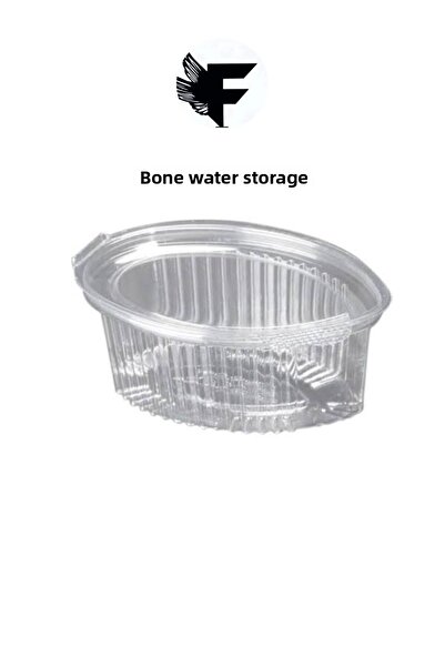 FİGANLAR 20 Cc 100Pcs Plastic Leak Proof Bone Water Storage Container