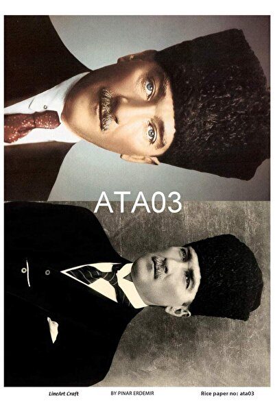 LİNEART ATA3- ورق ديكوباج نحاسي - 29x42 سم