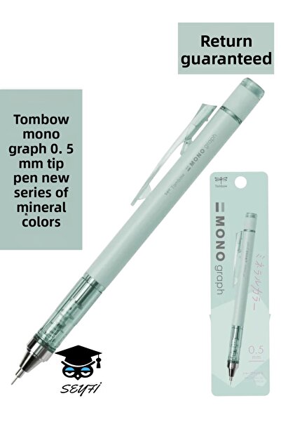 SEYFİKİRTASİYE قلم Tombow Mineral Mono Graph 0.5 مم سلسلة جديدة من الألوان ال...