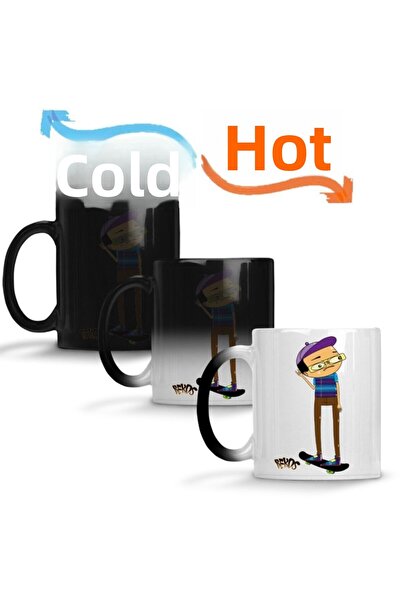 Baskı Dükkanı Sk8 Magic Bekos Artes Porcelain Mug Cup