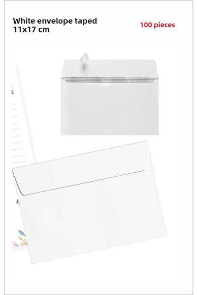 ASİL DOĞAN ظرف رسائل سيليكون 100 قطعة 11,4x16,2 سم 90 جرام