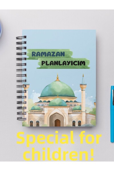 Craft Planificator Ramadan 2025 (pentru copii) cu autocolante abundente, Agenda Ramadanului