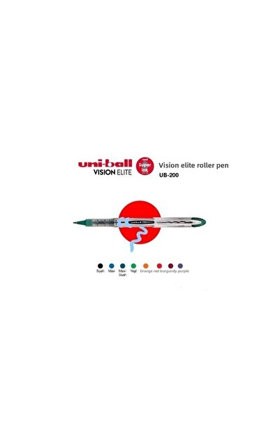 Uni ROLLER KALEM VISION ELITE UB-200 0.8 KIRMIZI