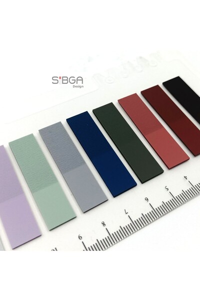sibga tasarım Transparent Colored Postit Post-it Post It.Bookmark Bookmark Postit Sticker Note Paper 200 Sheets