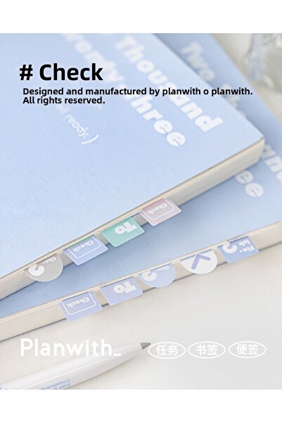 GUGUK مجموعة ملاحظات لاصقة للظل - GGK-ZX001