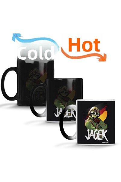 Baskı Dükkanı كوب رينبو سيكس جاجر السحري من البورسلين