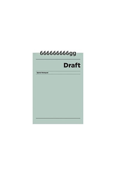 KESKİN COLOR مسودة دفتر ملاحظات مربعة مقاس A5 - أخضر