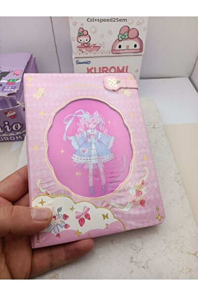 Meyra Accessories Model anime - Caiet cadou negru, caiet de școală de calitate