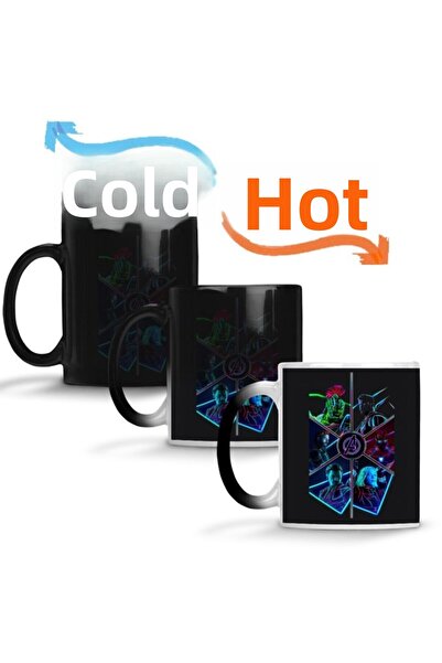 Baskı Dükkanı Vingadores Avengers - كوب بورسلين سحري