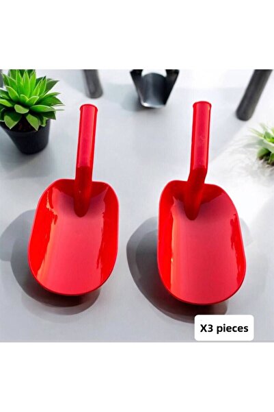 Metler Red 3 Pieces Large Size Plastic Nuts Cookie Shovel - Food Food and Cof...