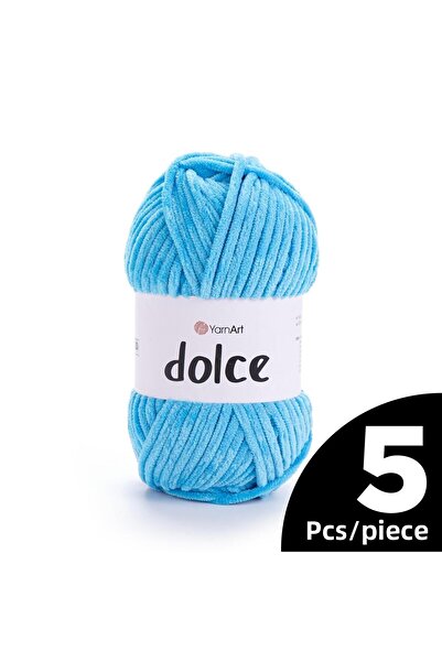 Yarnart ДОЛЧЕ - КАДИФЕНА ПРЕЖДА ЗА РЪЧНО ПЛЕТЕНЕ - 758 - 5 БРОЯ