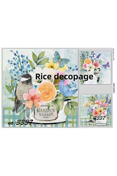 LİNEART ورق ديكوباج نحاسي Lineart رقم: 3337