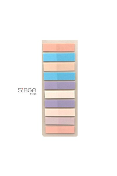 sibga tasarım Transparent Colored Postit Post-it Post ItBookmark Bookmark Postit Sticker Note Paper 200 Sheets