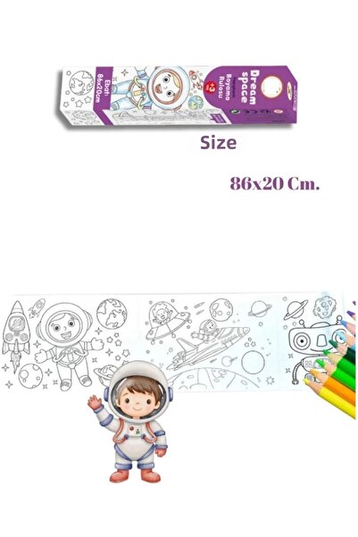 ileri grup DREAM SPACE Roll Painting Paper - 86x20 cm Adhesive