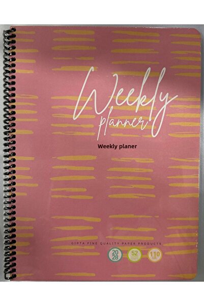 Gıpta Planificator Săptămânal 20x28 52 Foi 110gr