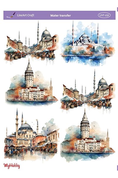 LİNEART Lineart Water Transfer Lnt259 25X35Cm