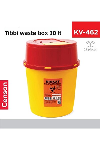 Censan Tibbi̇ Waste Bin 30 Lt