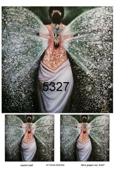 LİNEART ورق ديكوباج نحاسي Lineart رقم: L5327