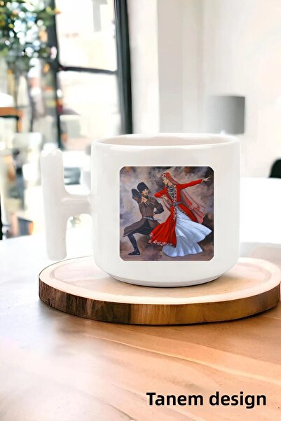 Tanem Tasarım كوب تي مطبوع بتصميم أزيري - باكو، كاراكال، كاراكال