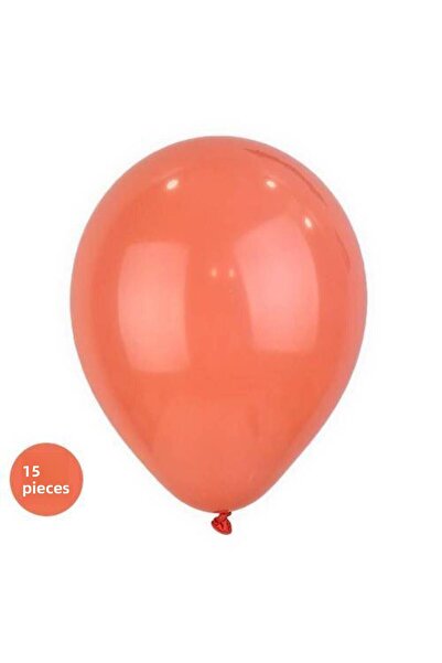 Parti Dükkanım Coral Color Balloon 15 Pieces