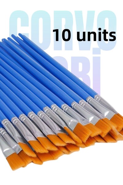 Corvo 10 قطع، طلاء أكريليك، طلاء غواش، طلاء إصبع، ألوان مائية، فرشاة طلاء زيت...