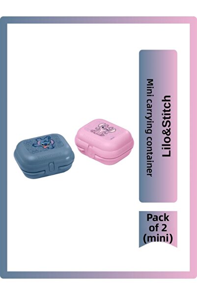 Tupperware Lilo&stitch 2-pieceMiniCarrying Container Set