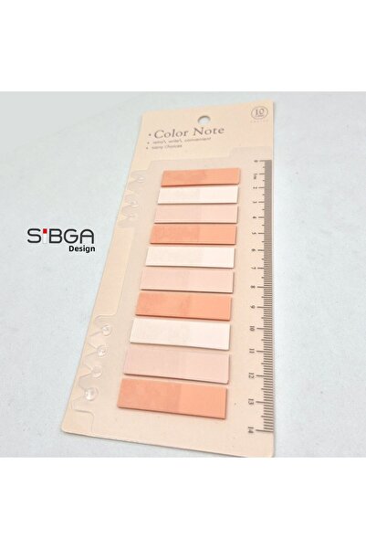 sibga tasarım ورق ملاحظات ملون شفاف - 200 ورقة من ملصقات المرجعية