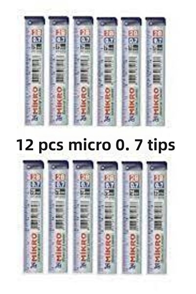 Micro Micro Min Pen Tip 0.7 Nib 2b with Graduated Ruler - 12 Liters