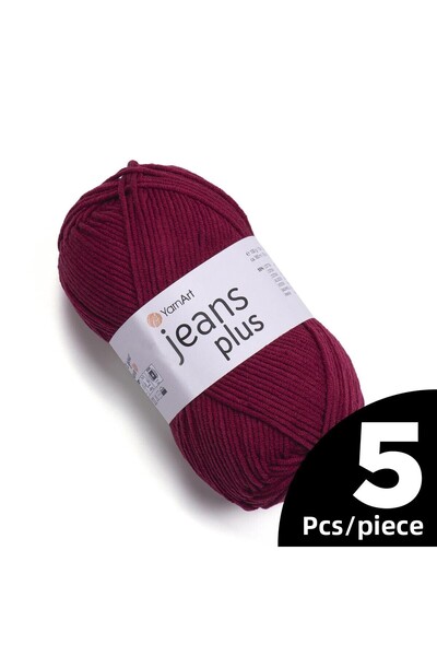 Yarnart جينز بلس خيط الحياكة - 66 - 5 قطع