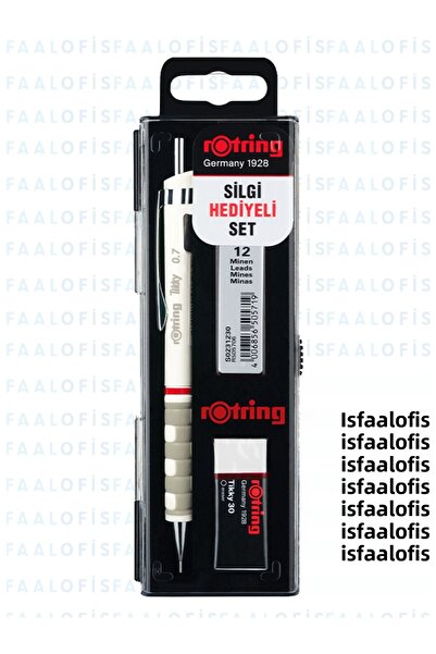 Rotring Tikky Quality Versatil Pen Set 0.7 Eraser Pen Tip Mechanical Tip Versatil Pen