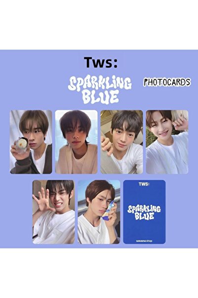 Kpop Dünyasi Σετ φωτογραφικών καρτών TWS ''Sparkling Blue'' 2