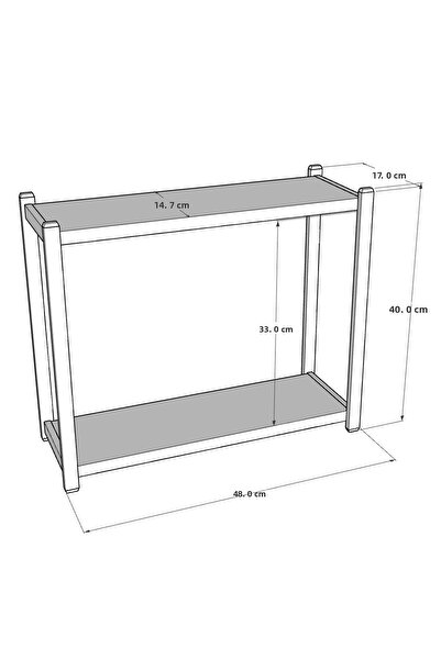 FurnatureDesign Metal Kitchen Countertop Organizer with 2 High Shelves Bathroom Kitchen Organizer White