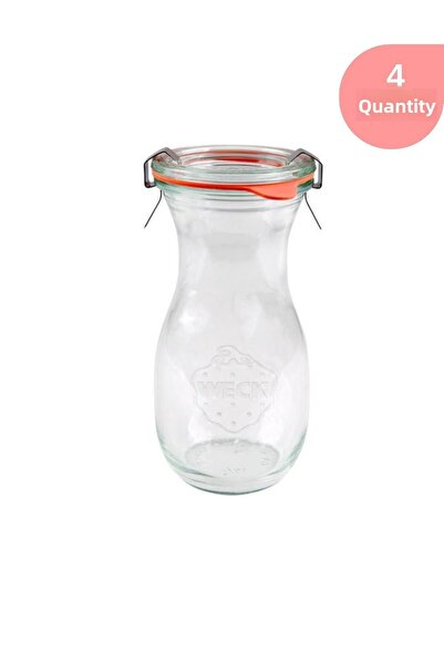 Weck 290 ml Glass Juice Jar Set (4 Pieces)