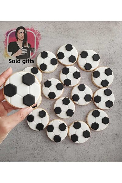 Tatlı Armağanlar كرة القدم بوتيك كوكيز - 20 قطعة
