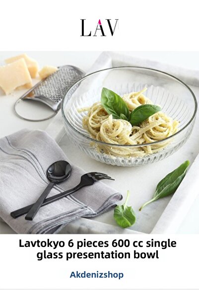 LAV 6 Pcs 600 Cc Presentation Bowl