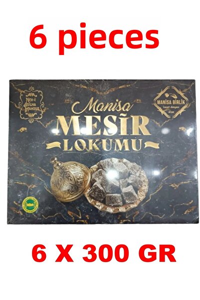 MANİSA BİRLİK 6 قطع من مانيسا البهجة المصرية - 300 جرام لكل منها