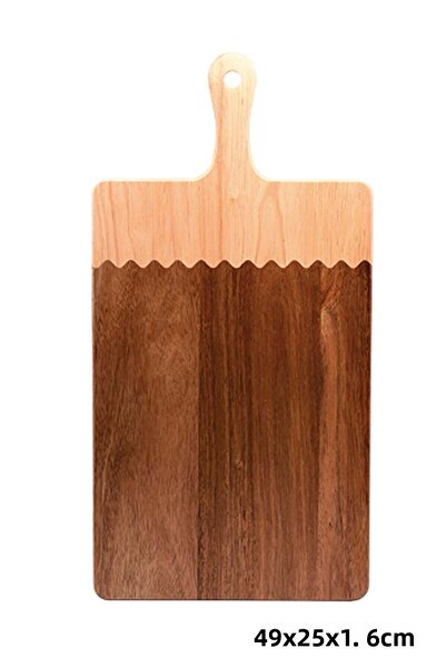 SepetçiBaba Acacia Patterned Presentation-Cutting Board Large Size - 76149