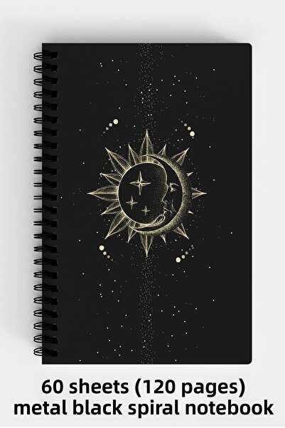 Anime Marketi دفتر ملاحظات ذو غلاف صلب مقاس A5 بتصميم جمالي 120 ورقة