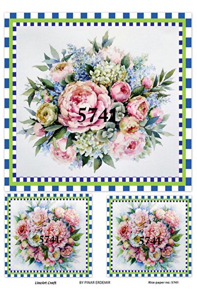 LİNEART ورق خطي منقوش بالنحاس - 29x42، رقم: L5741