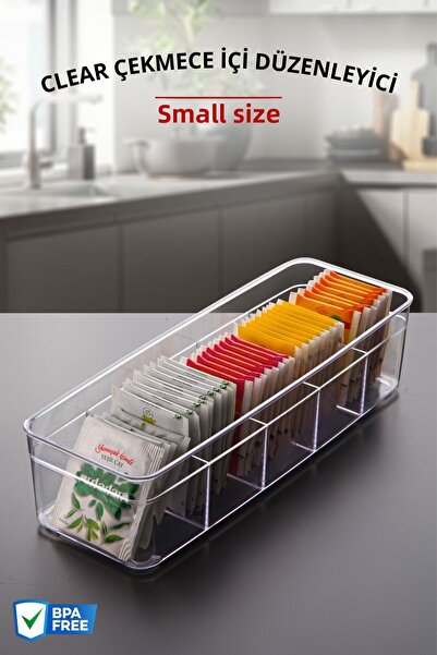 Nandy Home Μικρού μεγέθους 5 Διαφανές συρτάρι και οργάνωση ντουλαπιών